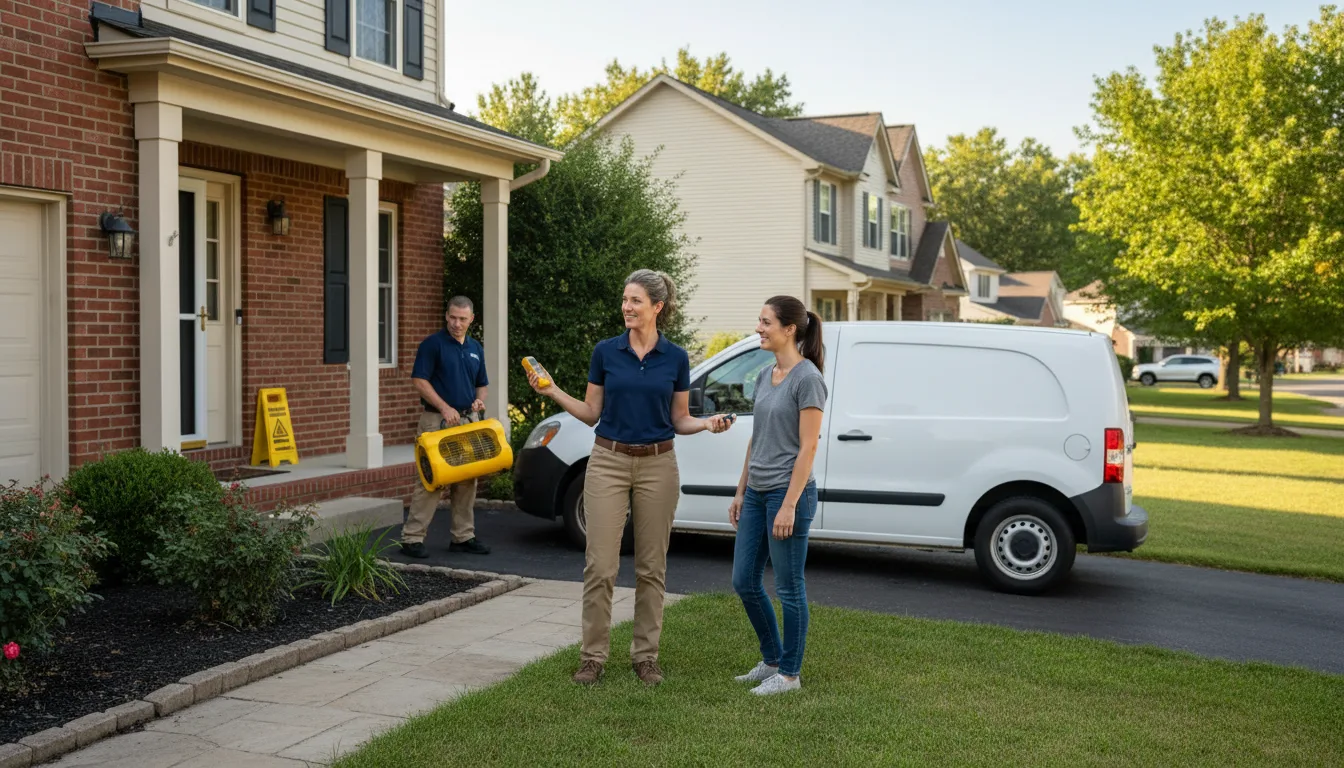 Residential water damage restoration in Ringling, MT